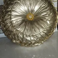 دو عدد کوسن طلایی