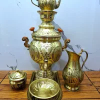 سماور زغالی ۵لیتری ۶تکه