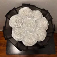 دسته گل های رز روبانی جاودان|صنایع دستی و سایر لوازم تزئینی|شیراز, چنچنه|دیوار