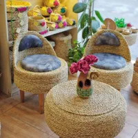 صندلی حصیری میز حصیری پاف حصیری|صندلی و نیمکت|رشت, منظریه|دیوار