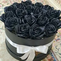 باکس و دسته گل روبانی نو