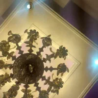 لوستر تمام برنز نونو|لوستر و چراغ آویز|بروجرد, |دیوار