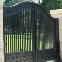 درب آهنی پارکینگی باغی  مدرن نو ۳در۳ مشکی مات|مصالح و تجهیزات ساختمان|شهریار, شهریار|دیوار