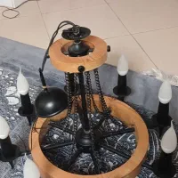 لوستر چوبی