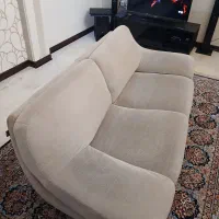 کاناپه راحتی پارچه ترک (قابل شستشو) + ۲ کوسن