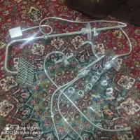 ست کامل شیرآلات مدل قاجاری توالت فرنگی نو|لوازم سرویس بهداشتی|پیر بکران, |دیوار