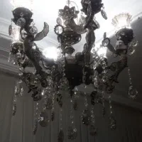 لوستر تمام برنز|لوستر و چراغ آویز|محلات, |دیوار