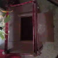 صندوق چوبی بسیار قدیمی|کلکسیون اشیاء عتیقه|رودسر, |دیوار