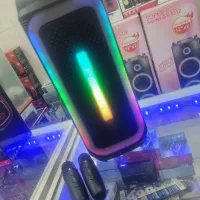 اسپیکر شارژی دو میکروفن بی سیم سوکت تایپ سی ZQ|سیستم صوتی خانگی|اصفهان, برزان|دیوار