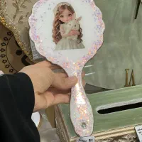 آینه دخترانه|صنایع دستی و سایر لوازم تزئینی|قم, صدوق|دیوار