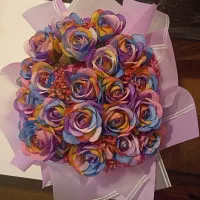 رز هفت رنگ مصنوعی