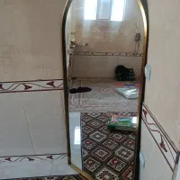 آینه قدی فلزی دور طلایی|آینه|کرمانشاه, |دیوار
