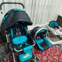 کالسکه کودک. کریر. روروئک. کارکرده تمیز|کالسکه و لوازم جانبی|قم, کیوانفر|دیوار