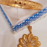 مدال طلا و النگو سایز ۳|جواهرات|همدان, |دیوار