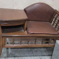 میز تلفن دست‌دوم چوبی با کیفیت