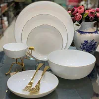 سرویس ارکوپال ۶نفره لب طلا ۲۶پارچه مقصود دینو گلدن