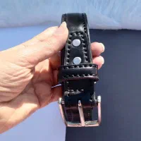 کمربند سه لایه چرم گاوی دست دوز|کیف، کفش، کمربند|اهواز, شهرک برق|دیوار