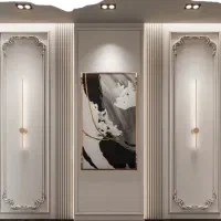 قاب بندی و گچبری مدرن و کلاسیک|خدمات پیشه و مهارت|خرمآباد, |دیوار