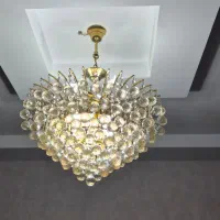 لوستر برنزی ۱۱ شعله و ۸ شعله|لوستر و چراغ آویز|کرج, فاز ۳ گوهردشت|دیوار