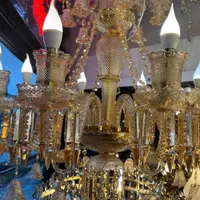 لوستر شاخه کریستالی