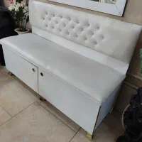 صندلی نیمکت انتظار ۳نفره مشتری|آرایشگاه و سالن‌های زیبایی|تهران, خاک سفید|دیوار