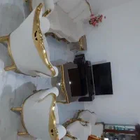 مبل ۷نفره همراه با میز ناهارخوری ۸نفره