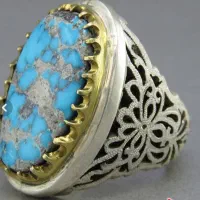 انواع انگشترهای شجروفیروزه به قیمت جمله وبشرط|بدلیجات|یزد, |دیوار