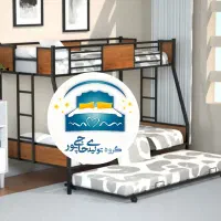 تخت خواب دو طبقه مهماندار(تختخواب۳سه نفره)۴نفرثنا|تخت و سرویس خواب|مشهد, حسینآباد|دیوار