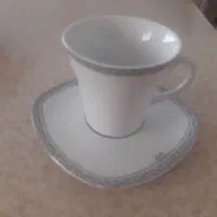 دو دست فنجون و نعلبکی پردیس چینی