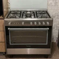 اجاق گاز فر دار تمام استیل اسنوا مدل رومینا