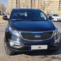 کیا اسپورتیج مشکی پلاک ملی 2014