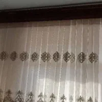 پرده توری شاین دار به عرض 3/80