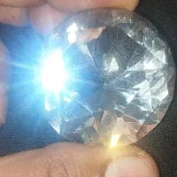 سنگ الماس موزنایت به وزن 43گرم دوروشت وغولپیکر