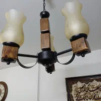 لوستر چوبی