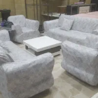 فروش فوری مبل ۸نفره همراه با جلو مبلی کاور دارصفر|مبلمان خانگی و میز عسلی|سردشت, |دیوار