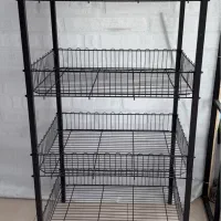 قفسه سبدی فلزی توری