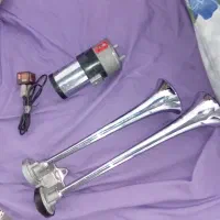 بوق شیپوری جفت سالم به همراه پمپ برقی