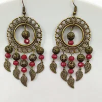 بدلیجات زنانه گوشواره مدل یاقوت