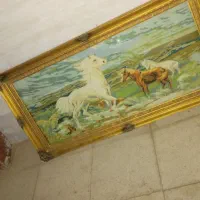 تابلو گل دوزی شده بادست باقیمت باور نکردنی|تابلو، نقاشی، عکس|شاهین‌شهر, گرگاب|دیوار