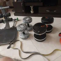 دستگاه دراز نشست و دستکش