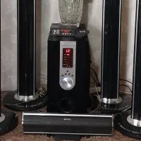 خوش صداساب۸ اینچ سنتر ۴باندایستاده بلوتوث فلش+فیلم