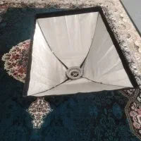 سافت باکس 120*80 با 2 عدد سه پایه