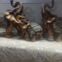 فیل و آهو سرامیکی