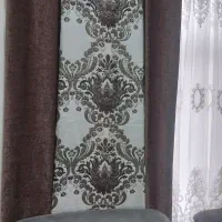 کنار پرده سالم ومرتب|پرده، رانر، رومیزی|قروه, |دیوار