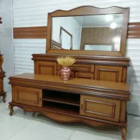 ست اینه کنسول و میز تی‌وی( چوبی)