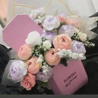 باکس گل صورتی