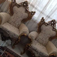 مبلمان سلطنتی در حد نو|مبلمان خانگی و میز عسلی|بروجرد, |دیوار