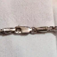 فروش زنجیر نقره ایتالیایی ۹۲۵ در حد نو|جواهرات|شاهین‌شهر, شهرک میلاد|دیوار