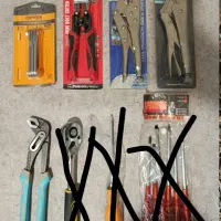 آچـار ابـزار دریل شارژی انبرقفلی آلن کلاغی همه نو