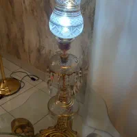 یک جفت چراغ لاله کریستالی چراغدار یلدایی